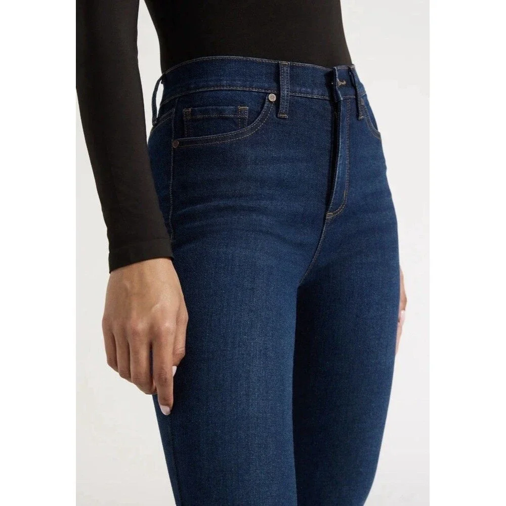 Sofia Jeans by Sofia Vergara High Rise Flare Dark Wash Blue Denim Jeans Size 12